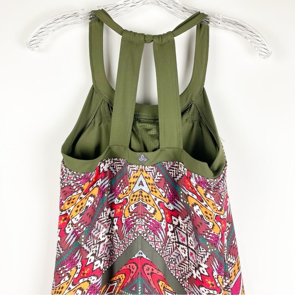 Prana Cantine Athleasure Halter Dress Cargo Marrakesh Green Women’s Size Small - Picture 8 of 10